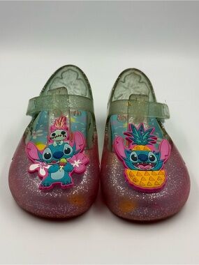 Disney Lilo & Stitch Jelly Close Toe Sandals Little Girl Toddler Size 8 Summer